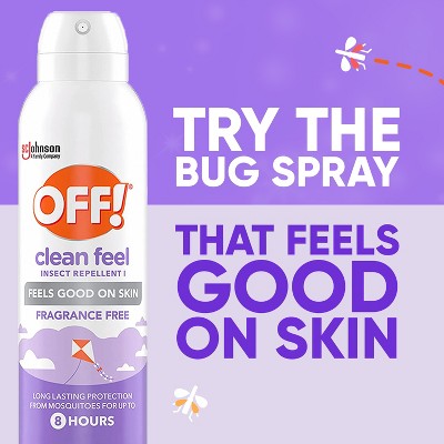 OFF! Clean Feel Mosquito Repellent Bug Spray 20% Picaridin - 2ct/5oz each