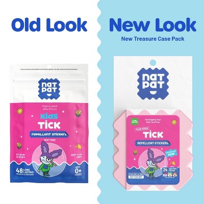 NATPAT 24ct "TrailPatch" Tick Repellent Stickers Natural and Non-Toxic for Kids & Adults, Ideal for Hiking & Outdoor