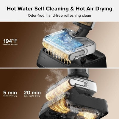 Roborock F25 Cordless Wet Dry Vacuum Cleaner, Floor Washer, Self-Cleaning & Drying System, 60 Min Run Time, Zero-Tangle & Streak-Free (LOCAL PICKUP ONLY)
