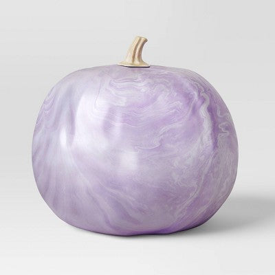Painted Pumpkin Marble Finish Lavender - Hyde and EEK! Boutique