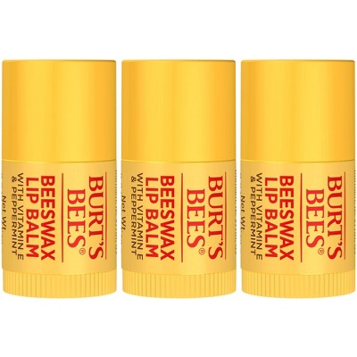 Burt's Bees Bee My Friend Valentines Day Beeswax Mini Lip Balm - 0.147oz/3pk