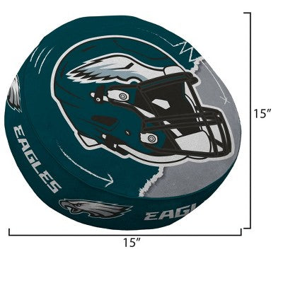 NFL Philadelphia Eagles Split Helmet Circle Plushlete Pillow