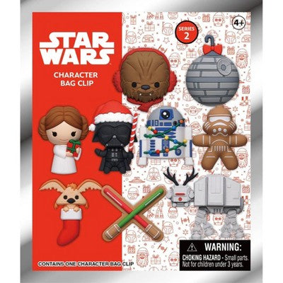 Star Wars Holiday Series 2 Surprise Character Figural Bag Clip