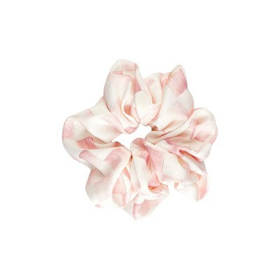 Goody x MacKenzie Childs Satin Scrunchie - Pink - 2ct: Hair Styling, Travel Size, Elastic, All Hair Types