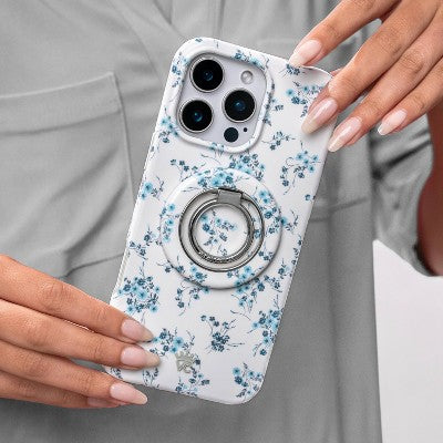 VELVET CAVIAR MagSafe Grip Ring - French Blue Floral