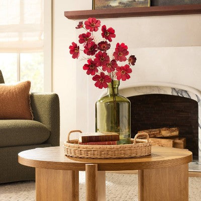 18" Round Rattan Decorative Tray - Hearth & Hand with Magnolia