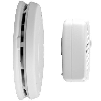 First Alert Alarm Smoke DC10 SM210CO400: 10-Year Smoke & Carbon Monoxide Detector, Battery Operated, White, 2-Pack