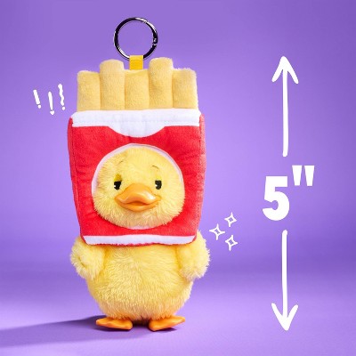 Happy Haul Duckalooz Snack Quack Plush Duck Clip-On Blind Box 5" Collectible Stuffed Toy with Removable Costume Short-Run Drop Ages 8+