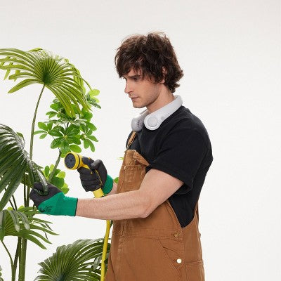 JISULIFE Portable Neck Fan Gray