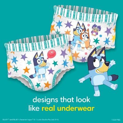 Pampers Easy Ups Bluey Training Underwear - Size 5T6T - 15ct