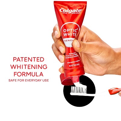 Colgate Optic White Renewal Teeth Whitening Toothpaste - High Impact White - 3.0oz