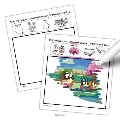 Bluey Imagine Ink Reveal Book