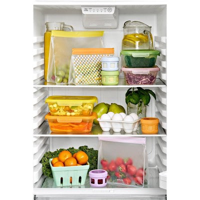 Ello 10pc Snap and Nest Meal Prep Food Storage Containers Multicolor Brights