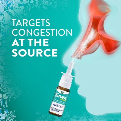 Sinex Vicks Severe VapoCOOL Ultra Fine Mist Nasal Spray - Oxymetazoline Hydrochloride - 0.5 fl oz