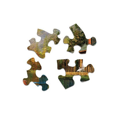 Springbok Cabin Evening Sunset Jigsaw Puzzle 1000pc: Nature Theme, Fine Motor Skills, Paperboard