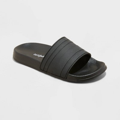 Kids' Unisex Nikko Sport Slide Sandals - Cat & Jack Black Small