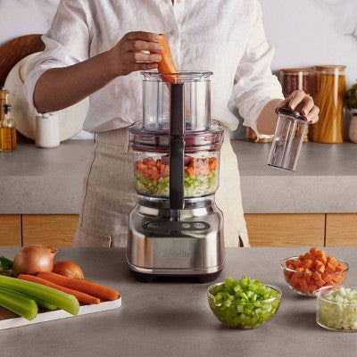 Breville Paradice 9 Cup Food Processor Brushed Stainless Steel: Dicing Kit, Mini Chopper, Baby Food Maker, 2 Speeds (LOCAL PICKUP ONLY)