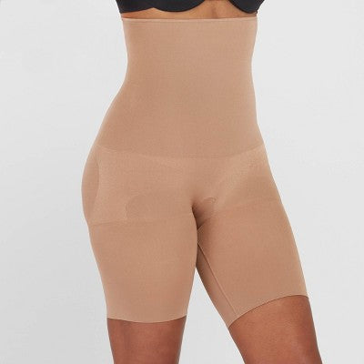 ASSETS sculpt Women's High-Waisted Mid Cafe Au Lait L: Ultra Firm