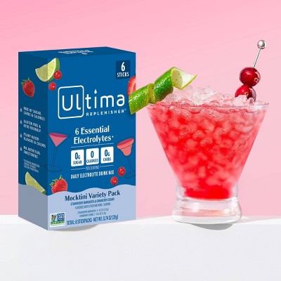 Ultima Replenisher Mocktini Variety Pack Electrolyte Drink Mix - 6pk