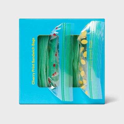 Food Storage Bags Variety Pack - Cherries/Lemons - 200ct - up&up