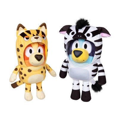 Bluey Siblings Interactive Plush - 2pk: Sound-Effect Fabric Toys