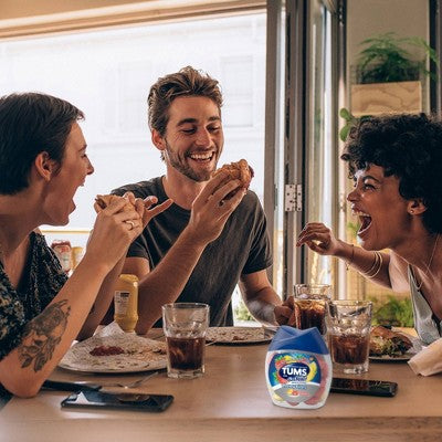 Tums Chewy Bites + Gas Relief Chewable - 54ct