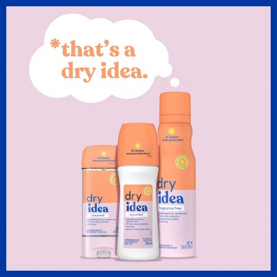 Dry Idea Roll-On Deodorant and Antiperspirant - Unscented - 3.25 fl oz