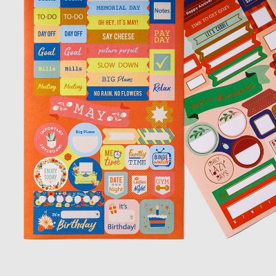 Pulsar Eco Products Year of Planning Sticker Book