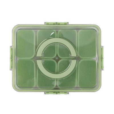 Cook With Color Sparkle with Lid Snack Box Food Storage Container Green