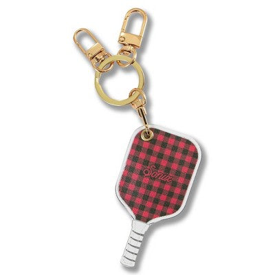 Sonix AirTag Keychain - Pickleball Raspberry: Polyurethane Holder for Electronics