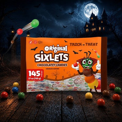 Sixlets Halloween Candy Bag - 27oz/145ct (LOCAL PICKUP ONLY)