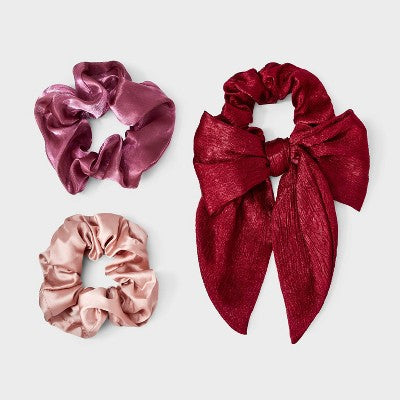 Hair Twister Set 3 pk - A New Day Mauve/Red