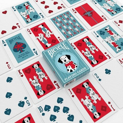 Bicycle Dalmatians Blue Playing Cards