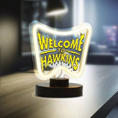 Stranger Things Welcome to Hawkins Neon Logo