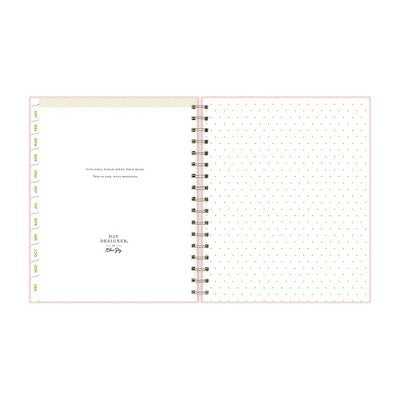 Blue Sky Day Designer 2026 Weekly/Monthly Faux Leather Hardcover Planning Calendar 7"x9" Blush