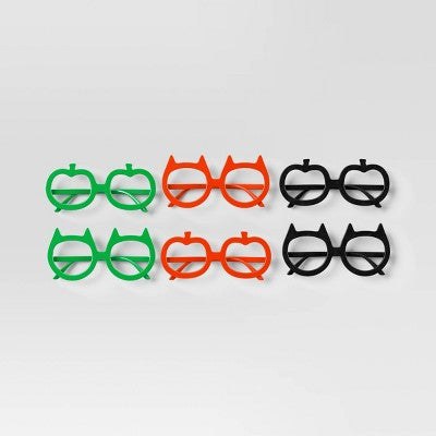 6ct Novelty Glasses Party Favors - Hyde and EEK! Boutique