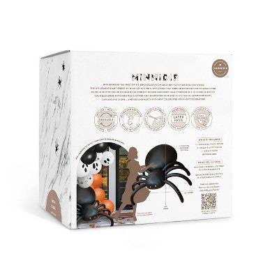MINNIDIP Reusable Balloon Garland Spider Black