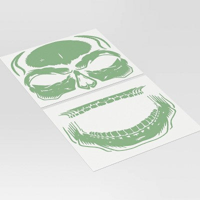 Glow Skull Bag Of Temporary Costume Tattoos - Hyde and EEK! Boutique