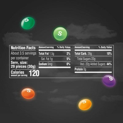 Skittles Shriekers Sour Halloween Candy Share Size - 3.6oz