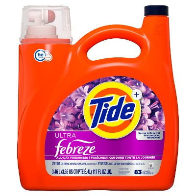 Tide Liquid High Efficiency Spring & Renewal Liquid Laundry Detergent 83 Loads - 117 fl oz