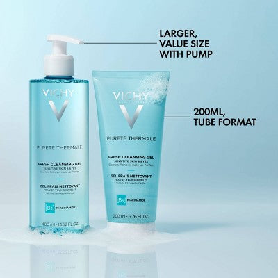 Vichy Purete Thermale Fresh Cleansing Gel - 13.52 fl oz