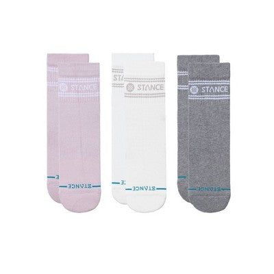 STANCE Men's Vital Quarter Crew 3Pk Socks - 6-12