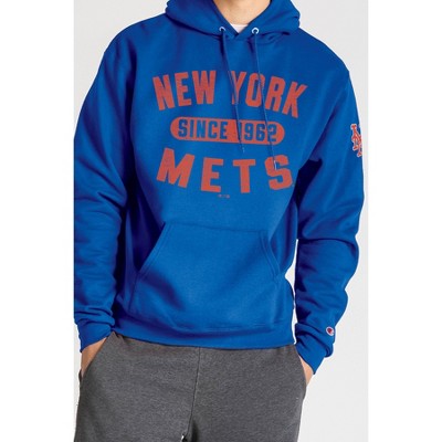 MLB New York Mets Men's Champion Hooded Sweatshirt - L