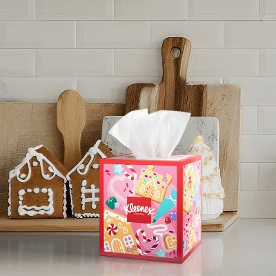 Kleenex Ultra Soft Holiday Facial Tissue - 4pk/60ct