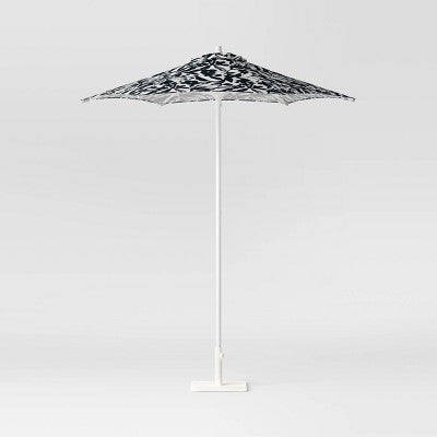 25lbs Steel Square Outdoor Patio Market Umbrella Bases White - Room Essentials (LOCAL PICKUP ONLY)