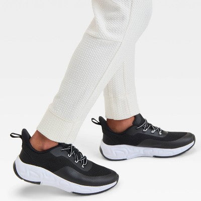 Boys' Pebble Textured Jogger Pants - All In Motion Light Beige L
