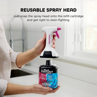 Shark StainForce Dual-Formula Refill Cartridge Value 2pk Stain & Odor Remover 2x 16.9oz - BNDHXCM500