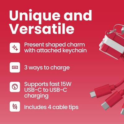 GEMS 3" Figural Keychain Cable - Present