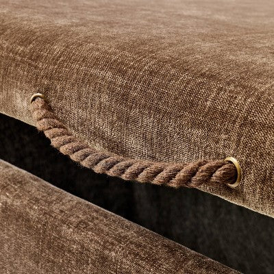 Lynwood Storage Bench Brown - Threshold designed with Studio McGee (LOCAL PICKUP ONLY)