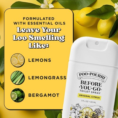 Poo-Pourri Pocket Spray Air Freshener - Original Citrus - 1 fl oz